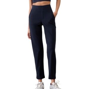 Athleta Brooklyn Mid Rise Navy Ankle Pant 8